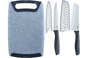 Indispensable Knife Set with Ready-to-Use Cutting Board