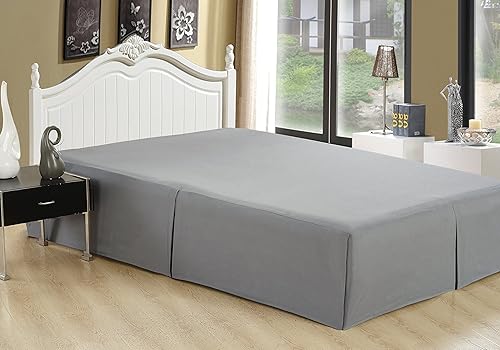 Marina Decoration Falda de cama ultrasuave y sedosa de calidad de hotel para todas las estaciones, bolsillo profundo, caída de 16 pulgadas, rayón