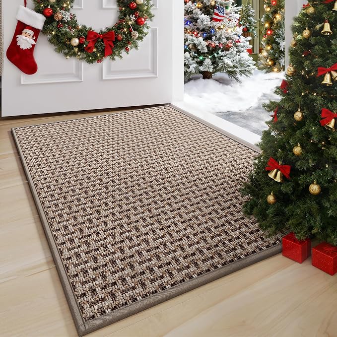 Door Mat 17"x30", Dirt Resistant and Absorbent