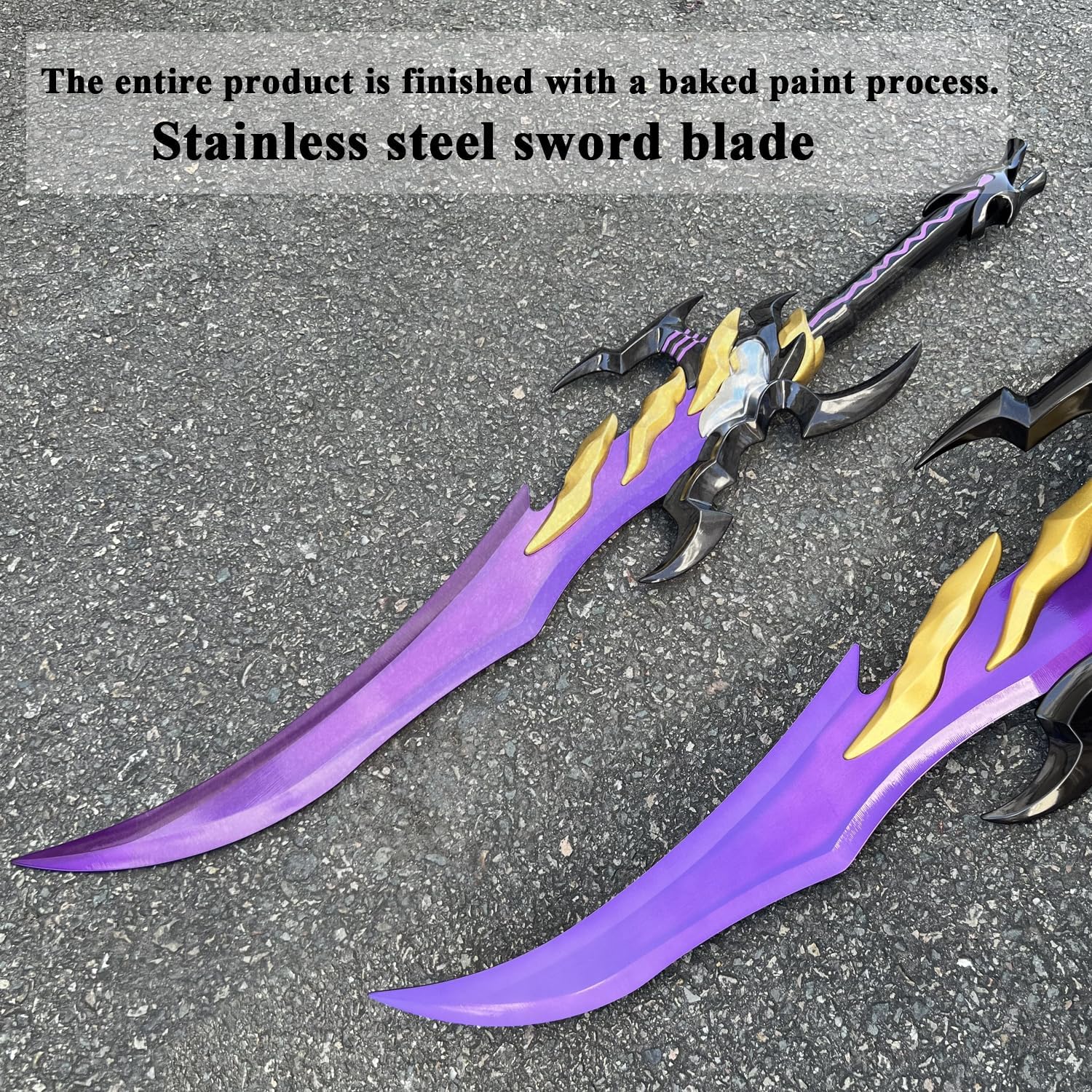 30" Anime Antares Epilogue Fangs Dagger Full Metal Antares Cosplay Prop Sword with Display Stand,for Role-Playing,Display,and Collection - Image 5