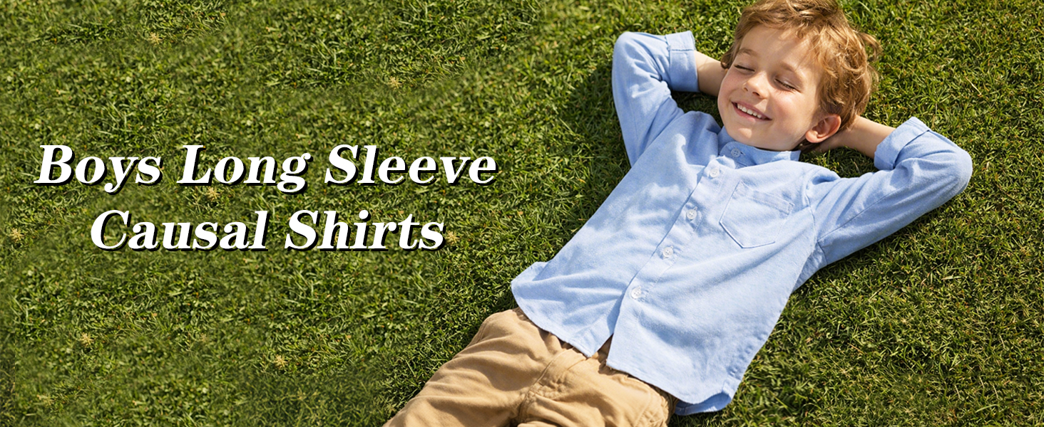 Yanmucy Ragazzi Bambino Manica Corta Camicia Top Colletto in Piedi Camicia Button Down per Bambini Camicie estive per Bambini Piccoli e Grandi per 2-8 Anni