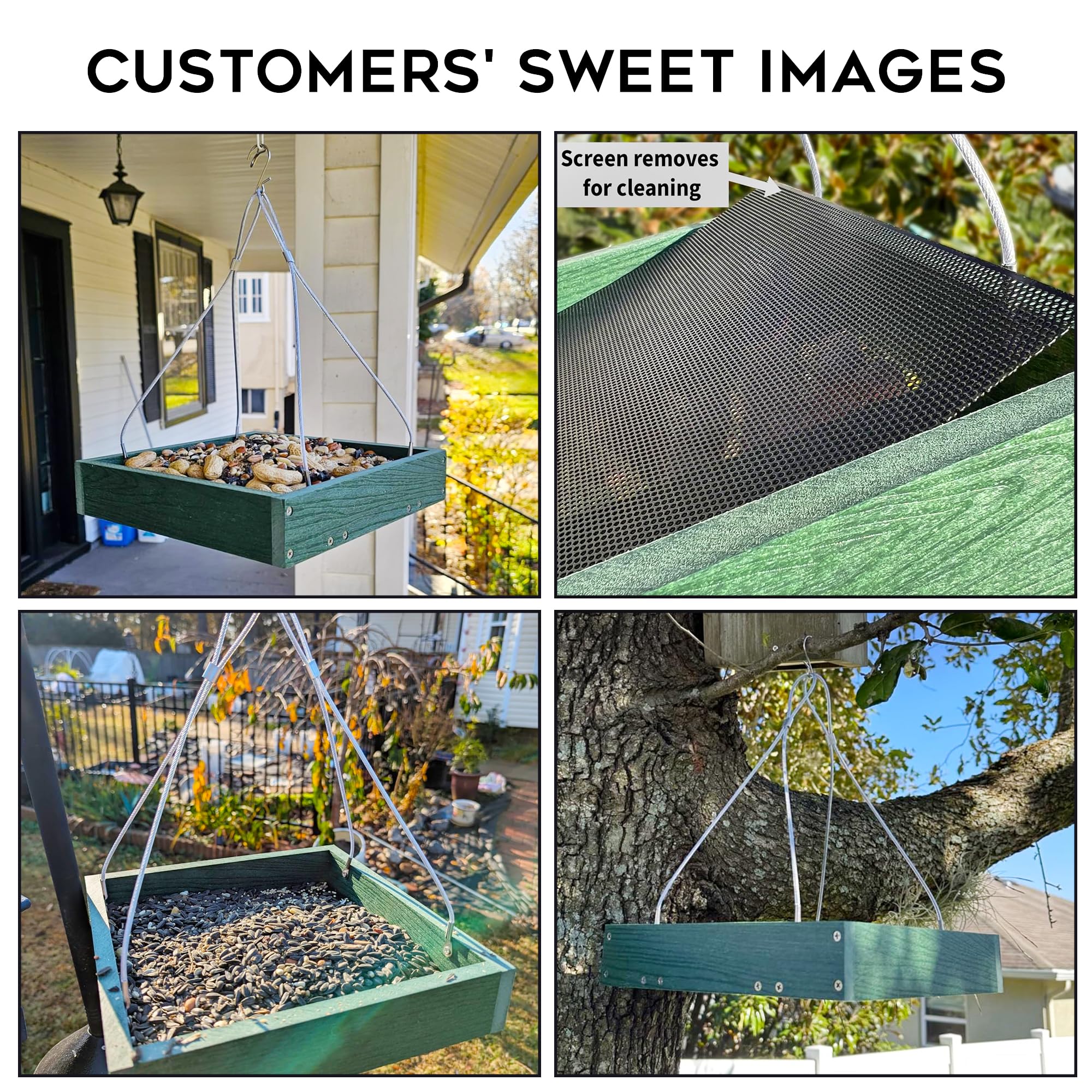 Large Bird Feeder - Durable & Weather-Resistant -7