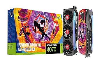 GeForce RTX4070「スパイダーマン：アクロス・ザ・スパイダーバース」 Amazon | ZOTAC Gaming GeForce RTX 4070 AMP AIRO