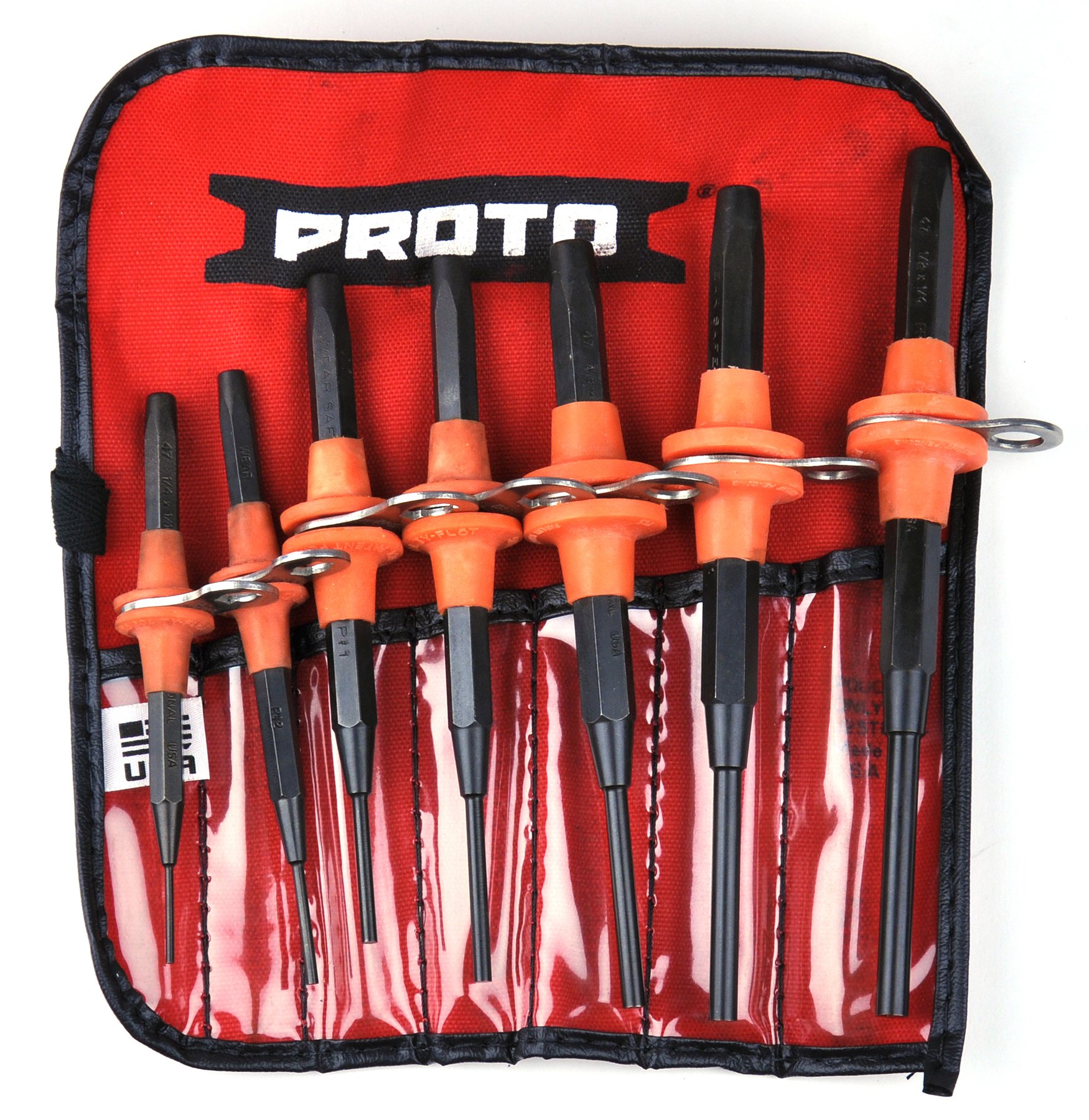 Stanley J47A-TT Proto Tether-Ready 7-Piece Pin Punch Set