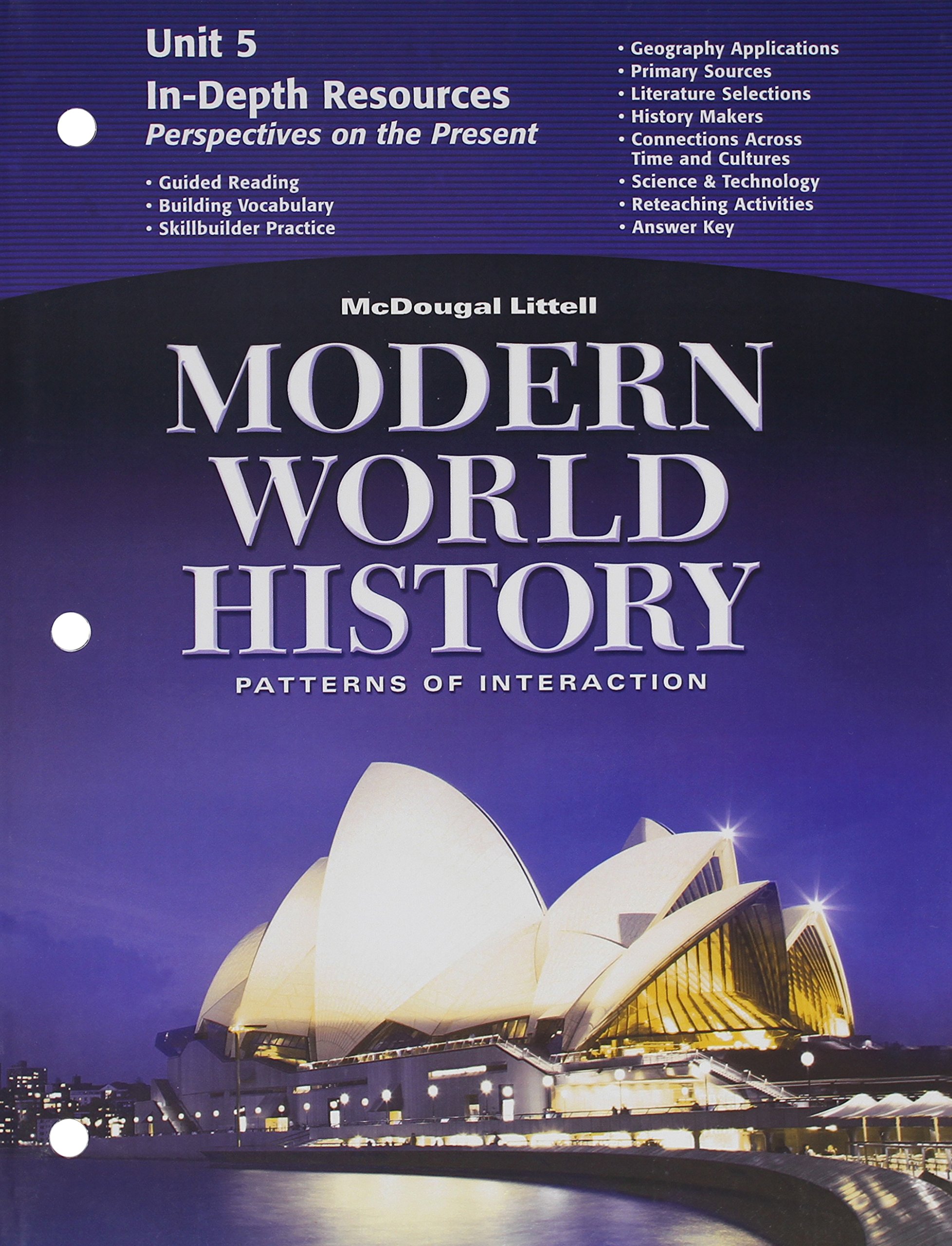 Modern World History Patterns of Interaction In-depth Resources Unit 5 Grades 9-12