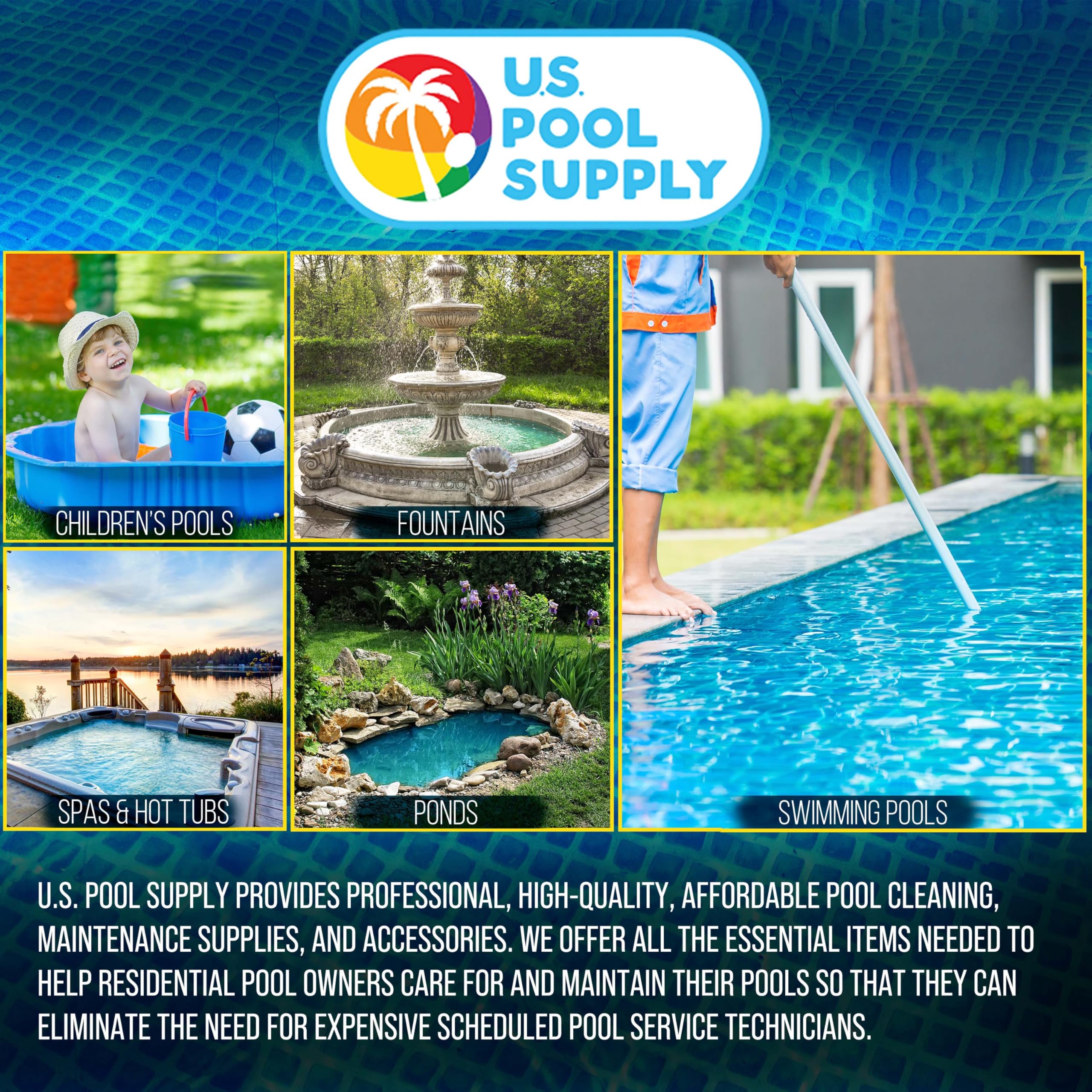 U.S. Pool Supply Cesta de Repuesto de plástico para Piscina