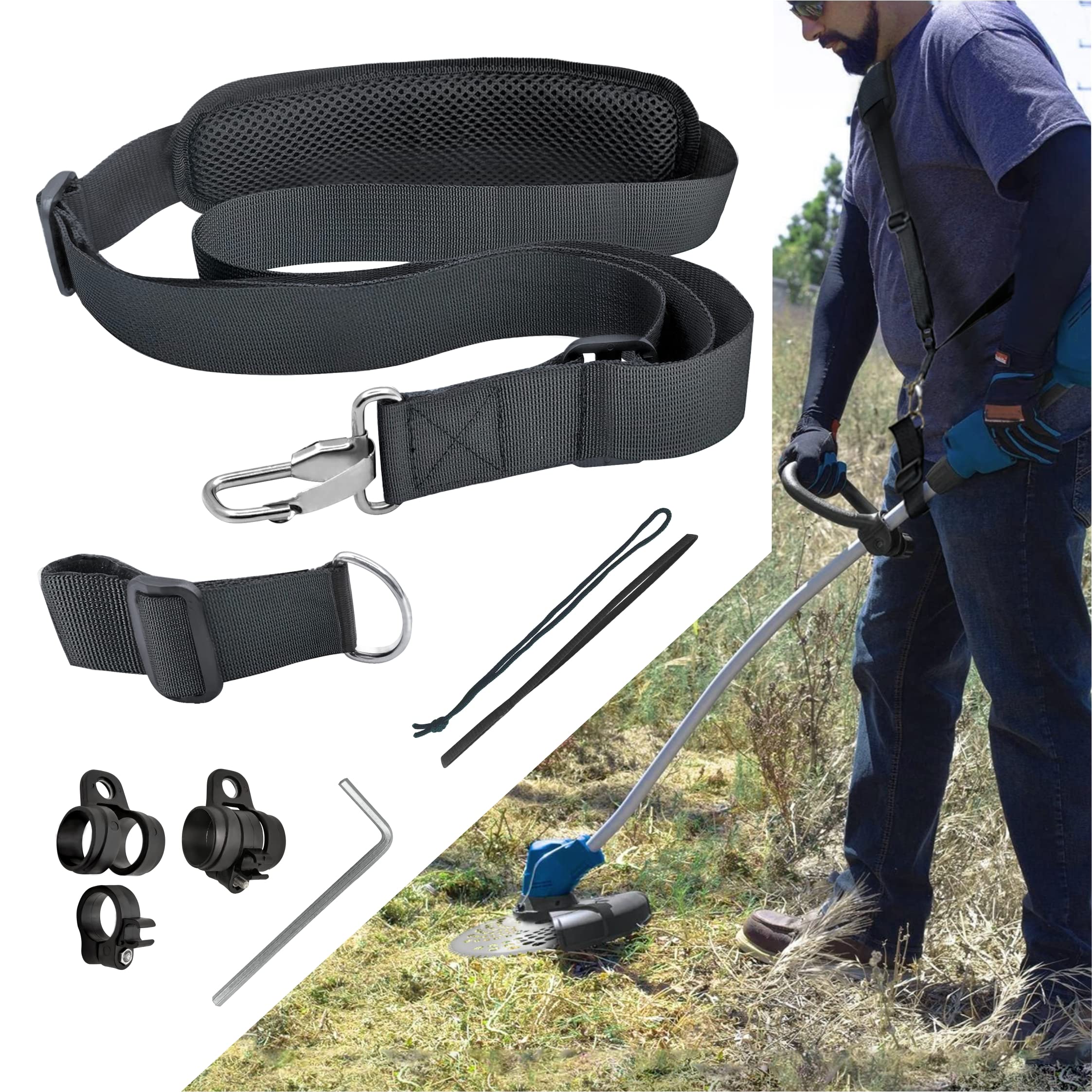 Buy NeJesZoe Shoulder Strap Trimmer Strap Weed Wacker Strap Blower
