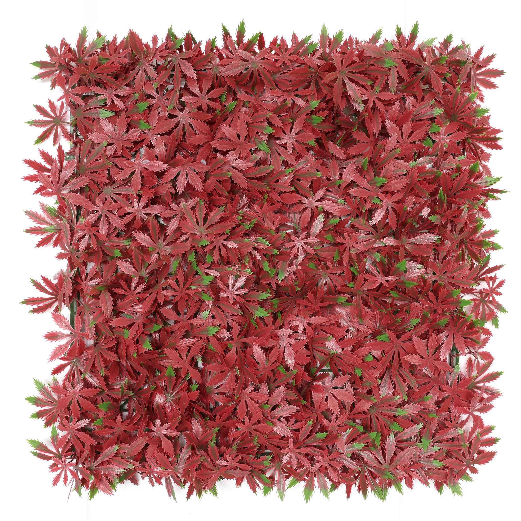 Haie verticale artificielle fleurie pour décorer un balcon ou un salon Well Home