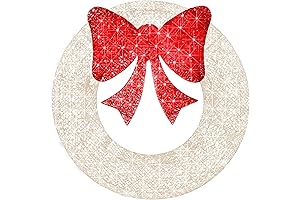 48 Inch Christmas Wreath with Lights - Illuminated Holiday Cheer