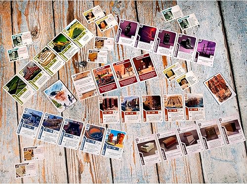 Miniatura 9 de IELLO Ancient Knowledge - Juego de cartas de estrategia, edificio de Tableau, edades de 12 años, 2-4 jugadores, 30 minutos por jugador