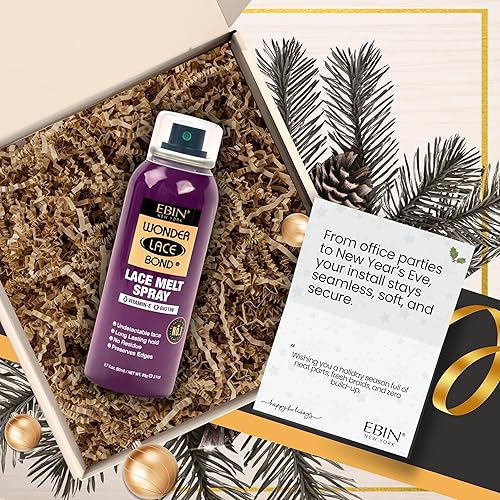 Miniatura 2 de EBIN NEW YORK Wonder Lace Melt Aerosol Conserva los bordes y el encaje indetectable Fijación duradera Sin residuos Vitamina E + Biotina