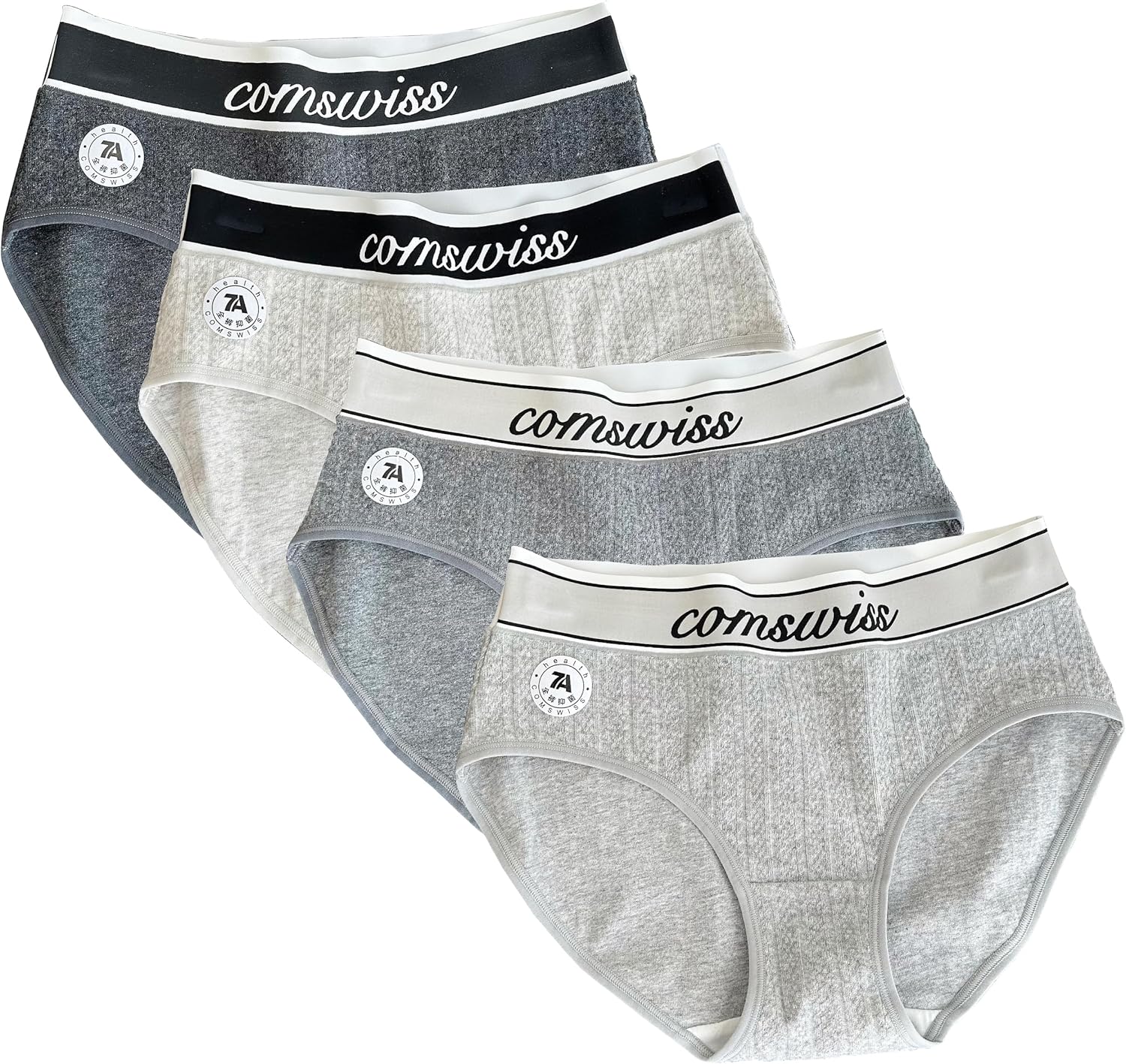 [三丸] ショーツ レディース パンツ 下着 パンティ スポーツショーツ 綿 4枚セット シームレス ノーライン ...