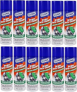 DENCO DISTRIBUTING, INC. Gunk Brake Parts Cleaner - Non-Chlorinated - 14OZ Cans - 12 Per Case - Made in USA (12)