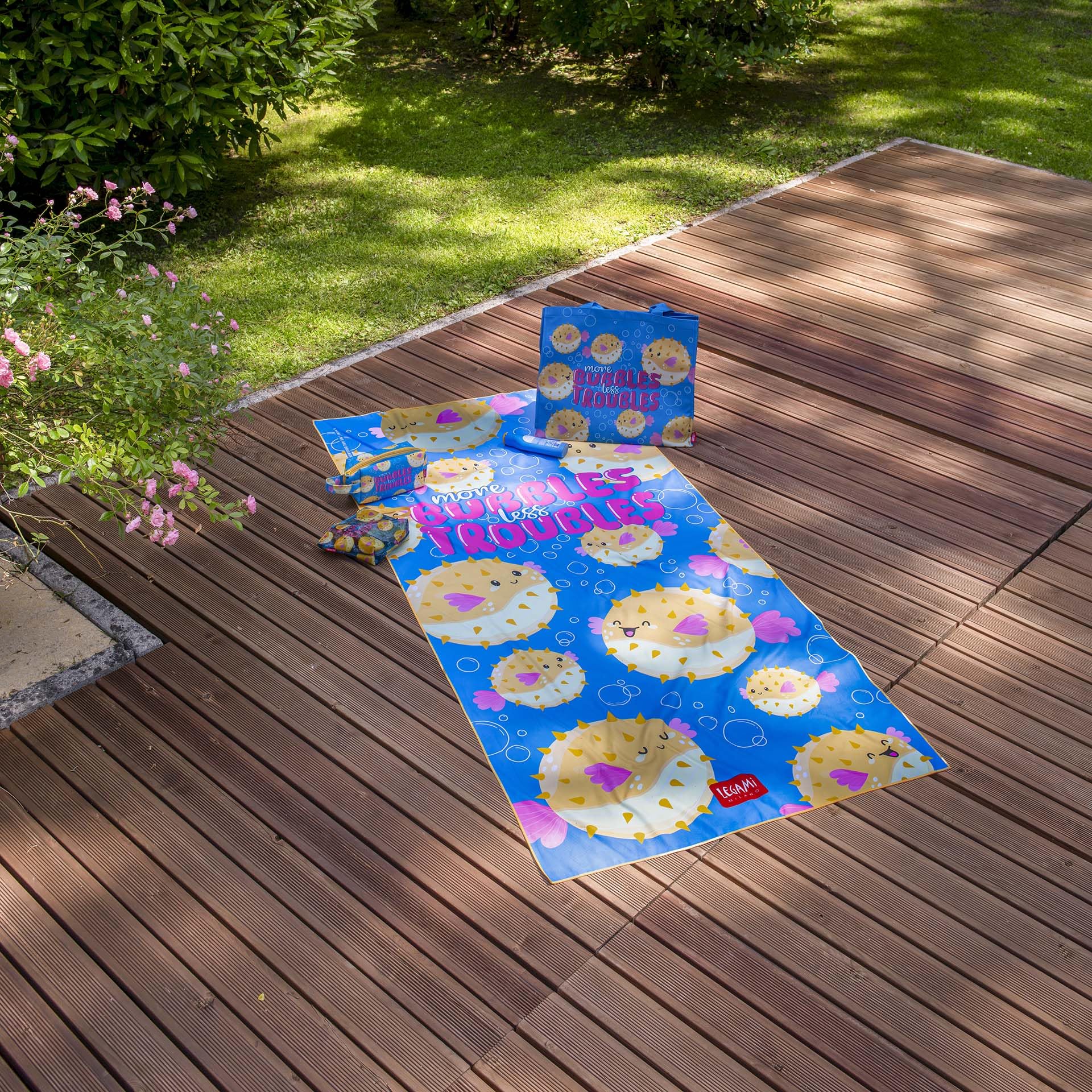 Telo Mare Maxi Microfibra 175x200 Cm - Ultra Assorbente, Anti Sabbia, Con Custodia - Foto 2