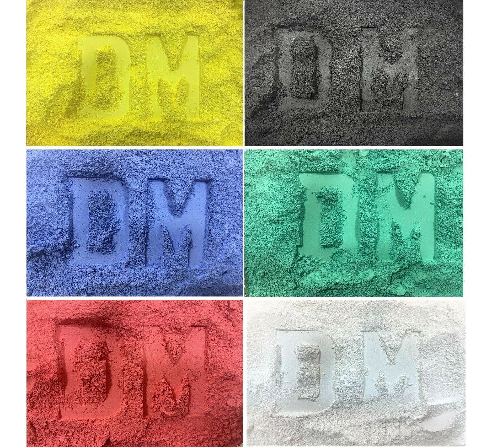 DALTON MANOR POWDER PAINT 6 X 250gm ASSORTED STANDARD COLOURS - MADE IN UK