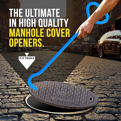 Miniatura 5 de T&T Tools Top Popper - Gancho de boca de 36 pulgadas con mango en línea, fabricado con acero de aleación hexagonal duradero, tapas de boca de