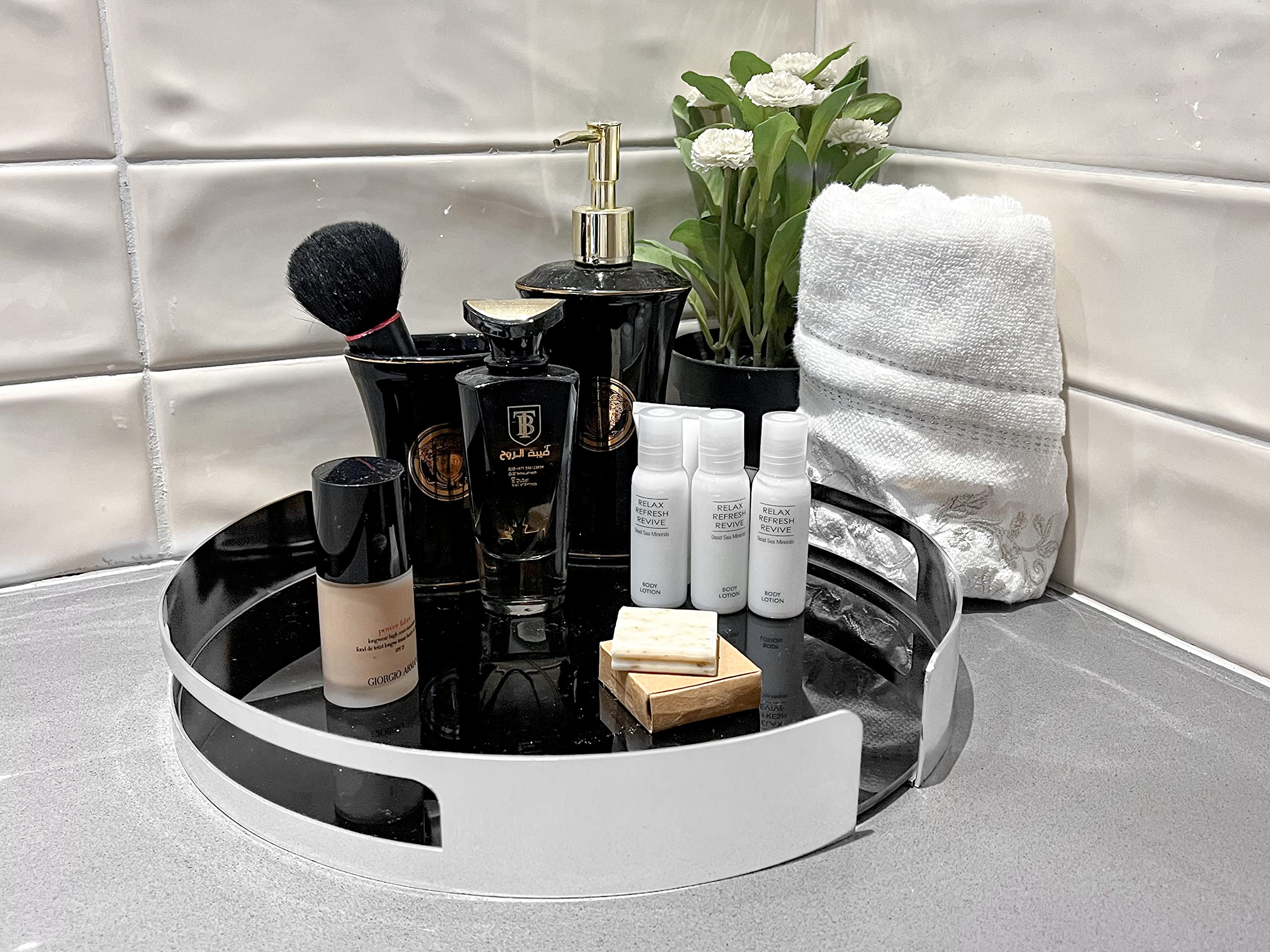 MUSARI/YUVA serving tray TYL-02 (silver)