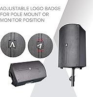 Vista 4 de Avante A18S Altavoz de subwoofer activo, procesamiento de señal digital integrado con pantalla LCD (18 pulgadas), color negro