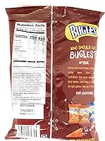 Vista 2 de Bugles Bocadillos de maíz con queso y chile, 3 onzas (paquete de 6)