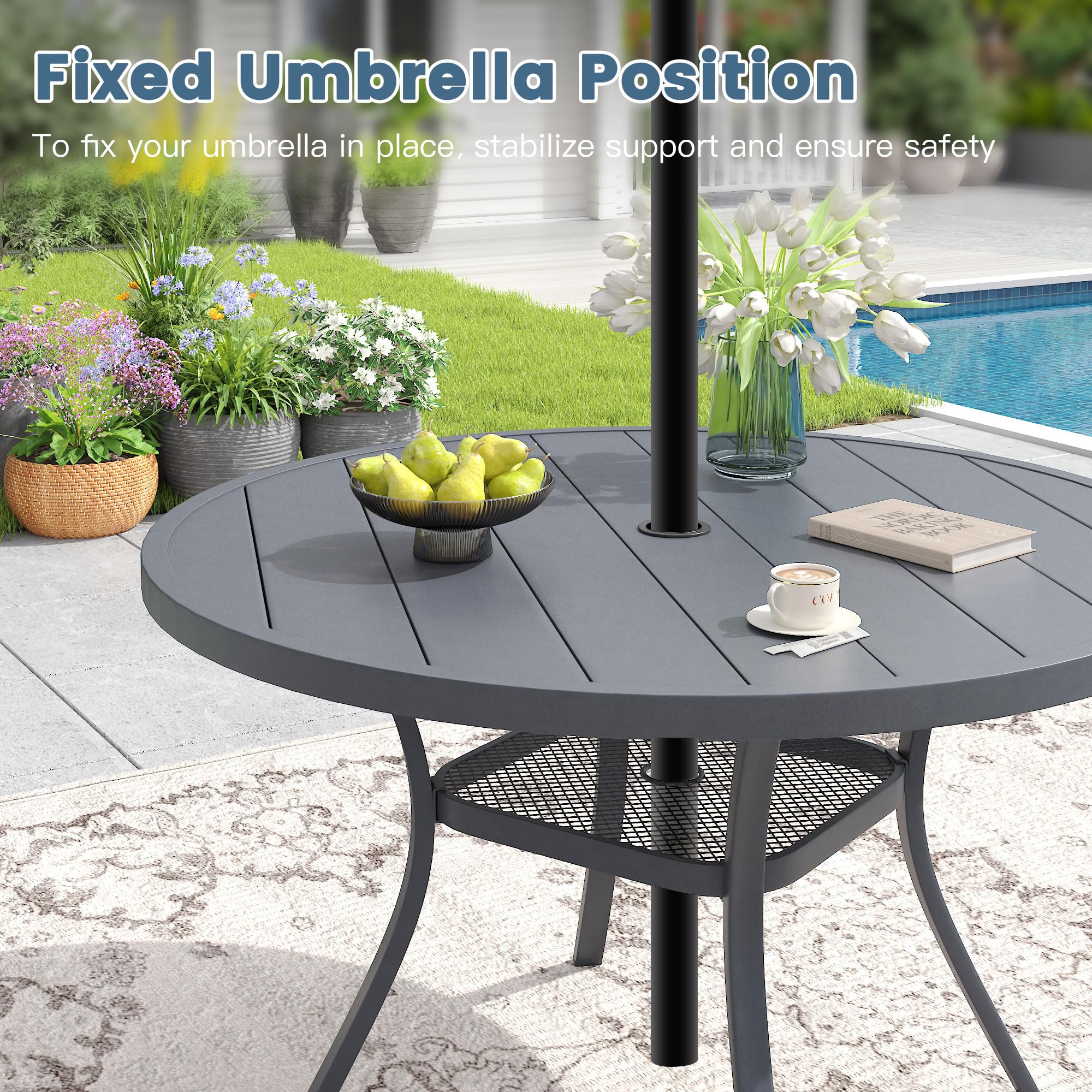 costco big patio umbrella SunVilla 10' Auto-Tilt Market Umbrella