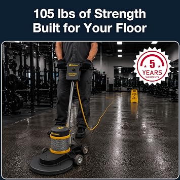 Koblenz B-1500-P High Speed Floor Buffer, Cord, 1.5 HP Commercial Burnisher
