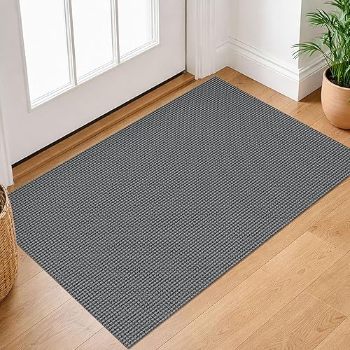 Miniatura 96 de IOHOUZE Alfombra lavable de 3 x 8 pies con parte trasera de goma antideslizante para pasillo ancho para pasillo de entrada, alfombra de cocina