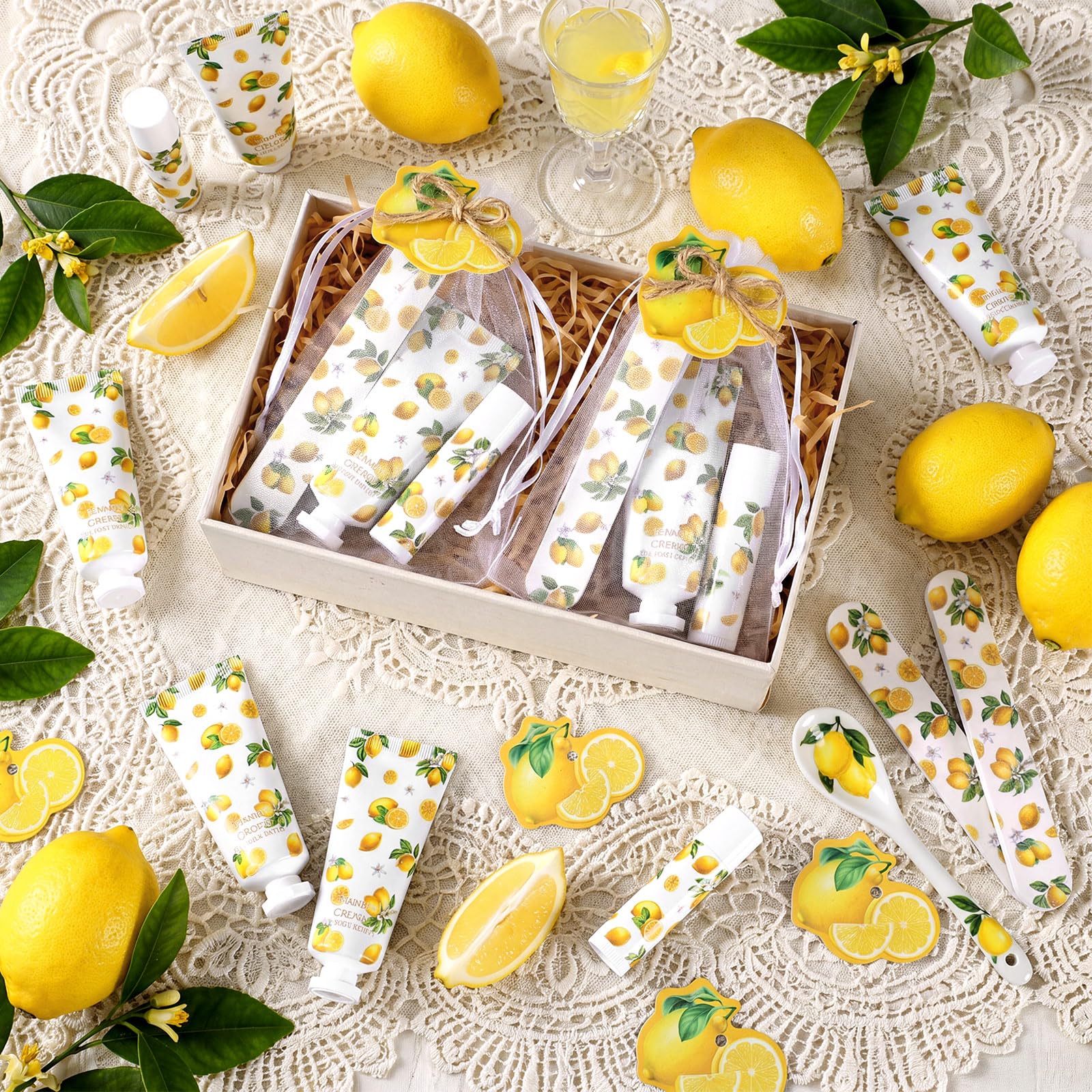 Leelosp Hand Cream, Lip Balm & Nail File Gift Set