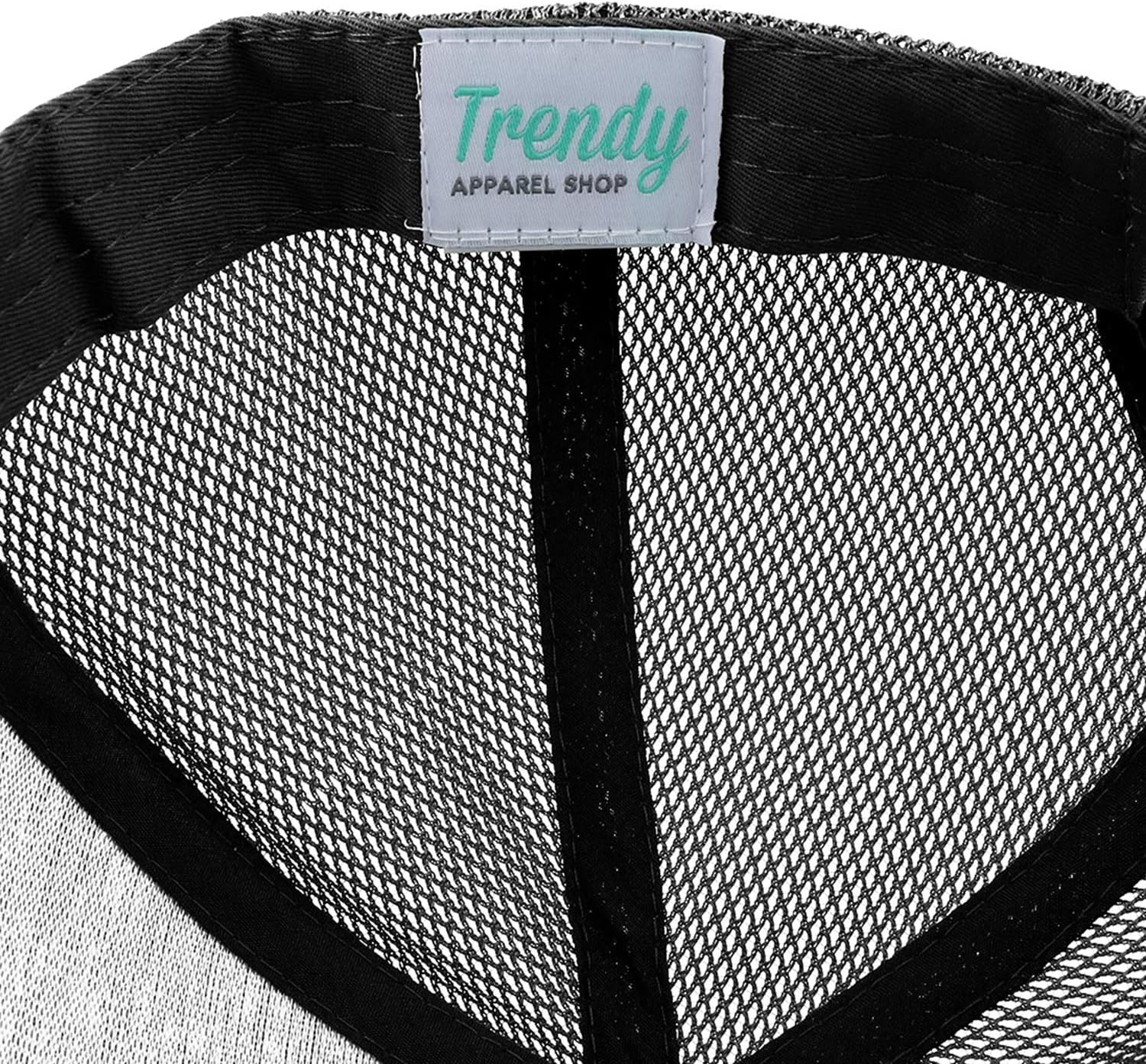 Trendy Apparel Shop Oversize XXL Structured Trucker Mesh Baseball Cap - Image 4