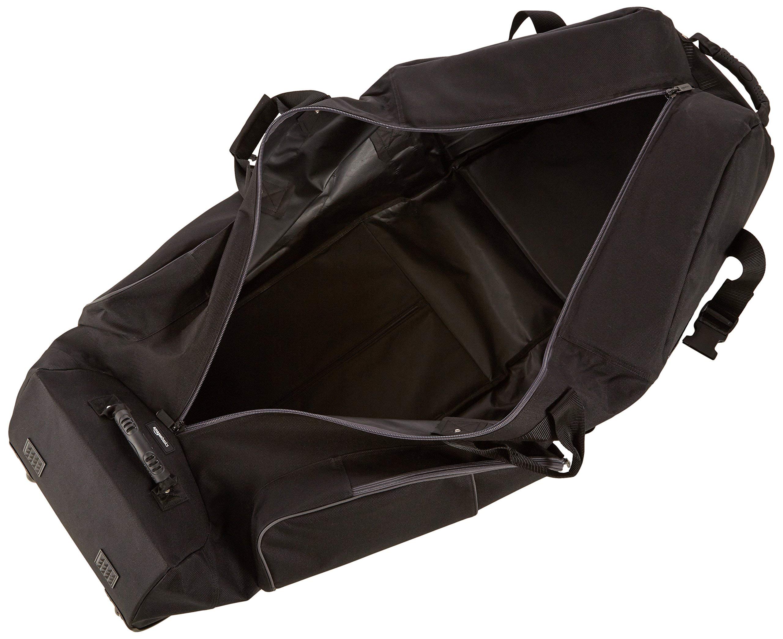 Amazon Basics - Bolsa de Transporte para Golf con Laterales Flexibles, Negro