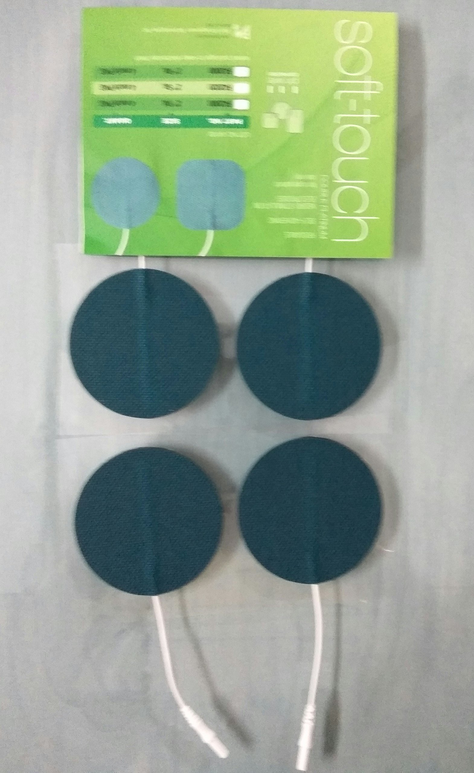 Soft Gel Reusable Electrodes 2mm, Ultima Neuro Stimulation Electrode Pack of 4