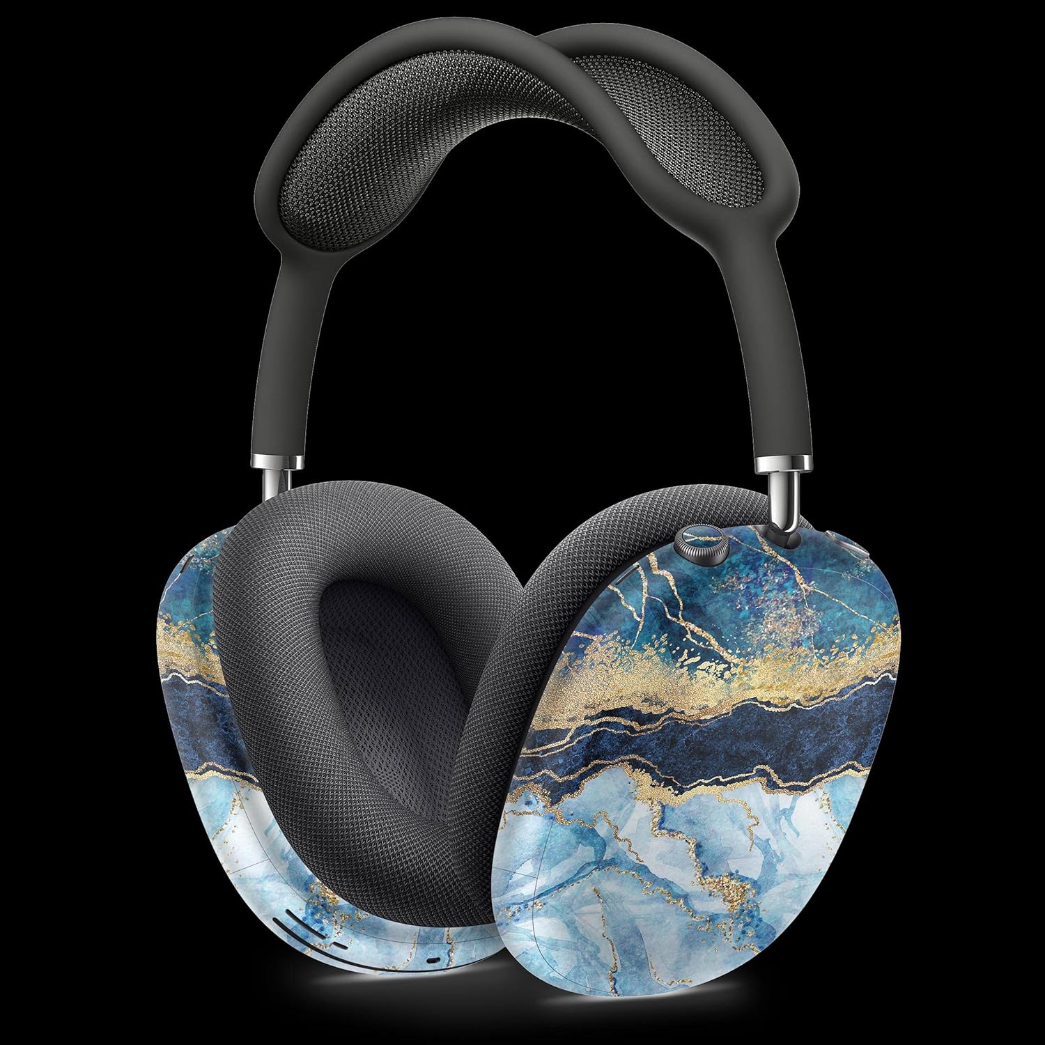 Design Skinz Foiled Marble Agate Skin Decorative Vinyl Case Cover Decal Full-Body Wrap Kit Compatible with Apple AirPods Pro Max Bluetooth Wireless Headphones