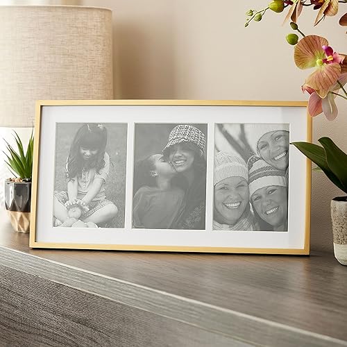 Vista 6 de Simply Essentials™ Marco de collage negro con 3 aperturas con paspartú de Studio Décor®