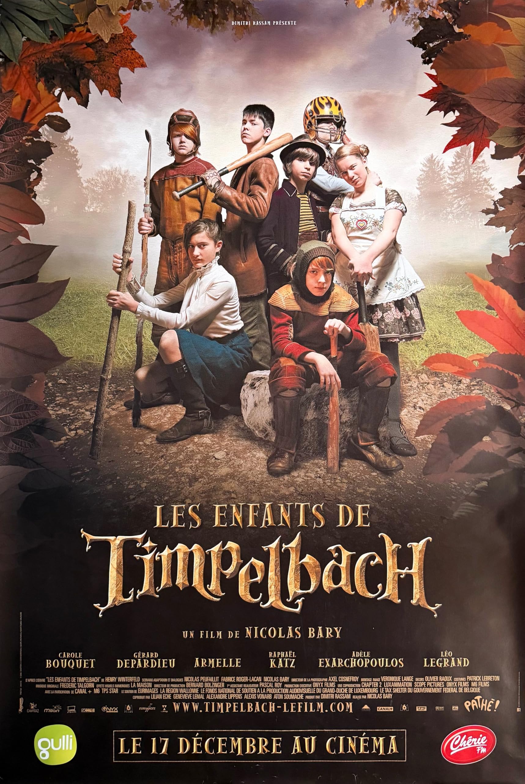 Grande Affiche Les Enfants de Timpelbach impression litho de collection