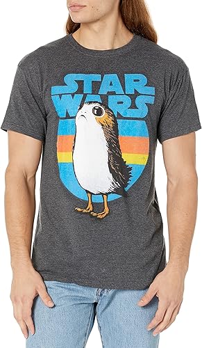 Star Wars PORG Simple T-Shirt Chemise, Anthracite chiné 070, XL Homme