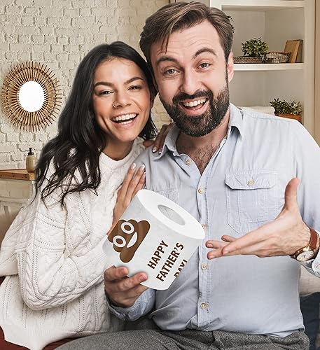 Miniatura 6 de Printed TP Happy Father's Day Thanks for Putting Up With My Printed - Divertida broma de regalo de broma, regalos lindos para papá, marido, novio,