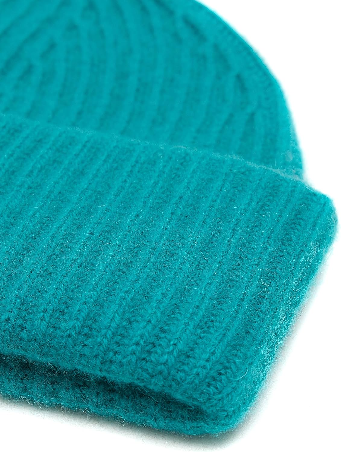 Women’s Chunky Knit Beanie, 100% Pure Cashmere Cap, Soft & Stretchy, Warm Hat for Autumn, Winter, Spring - Image 3