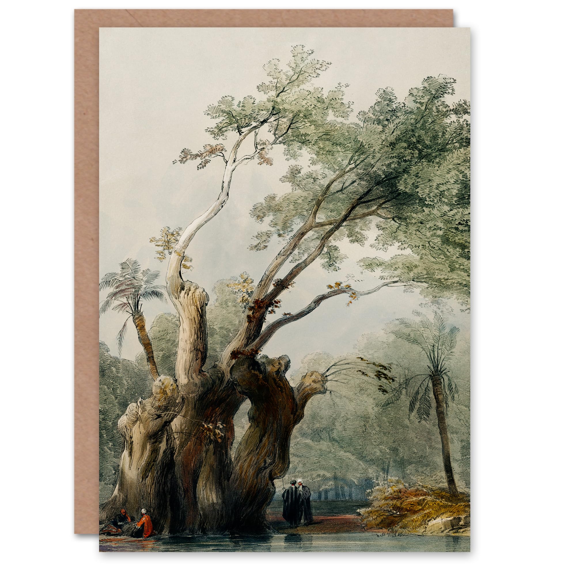 Artery8 David Roberts Art Card The Holy Tree of Metereah