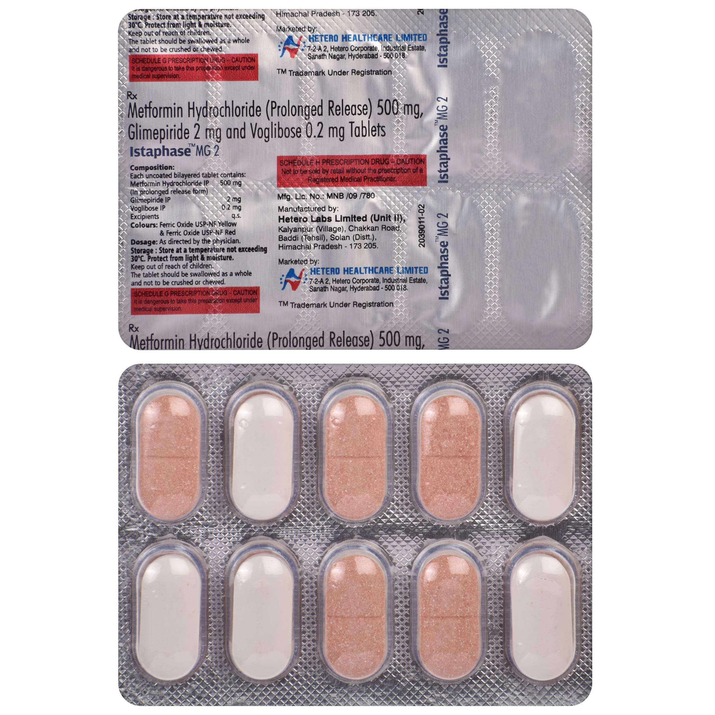 Istaphase MG 2 - Strip of 10 Tablets
