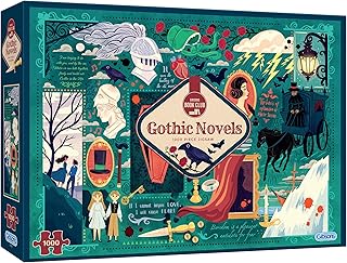 20 Unique Christmas Gifts For Authors That'll Make Their Quills Quiver! 596 Book Club: Gothic Novels | 1000 Piece Puzzle | Literature Jigsaw | Susta...