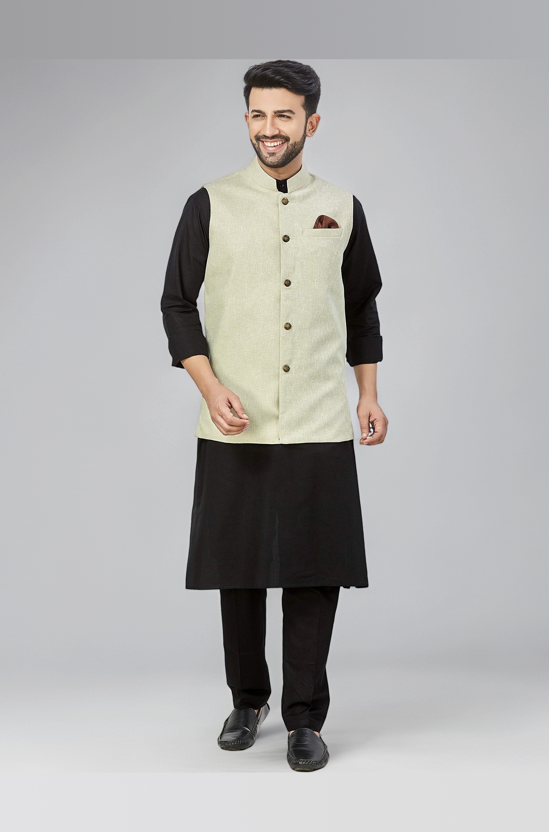 Mens Nehru Jacket For Men|| Linen Waistcoat for Ocassion|| Mens Nehru Jacket
