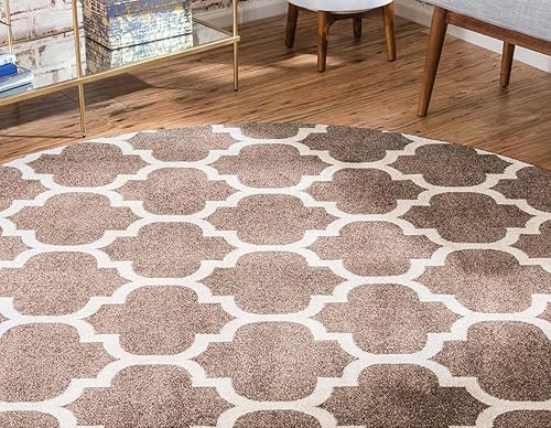 Vista 272 de Unique Loom Trellis Collection - Alfombra estilo marroquí de enrejado gris oscuro (8' 0 pies x 11' 0 pies)