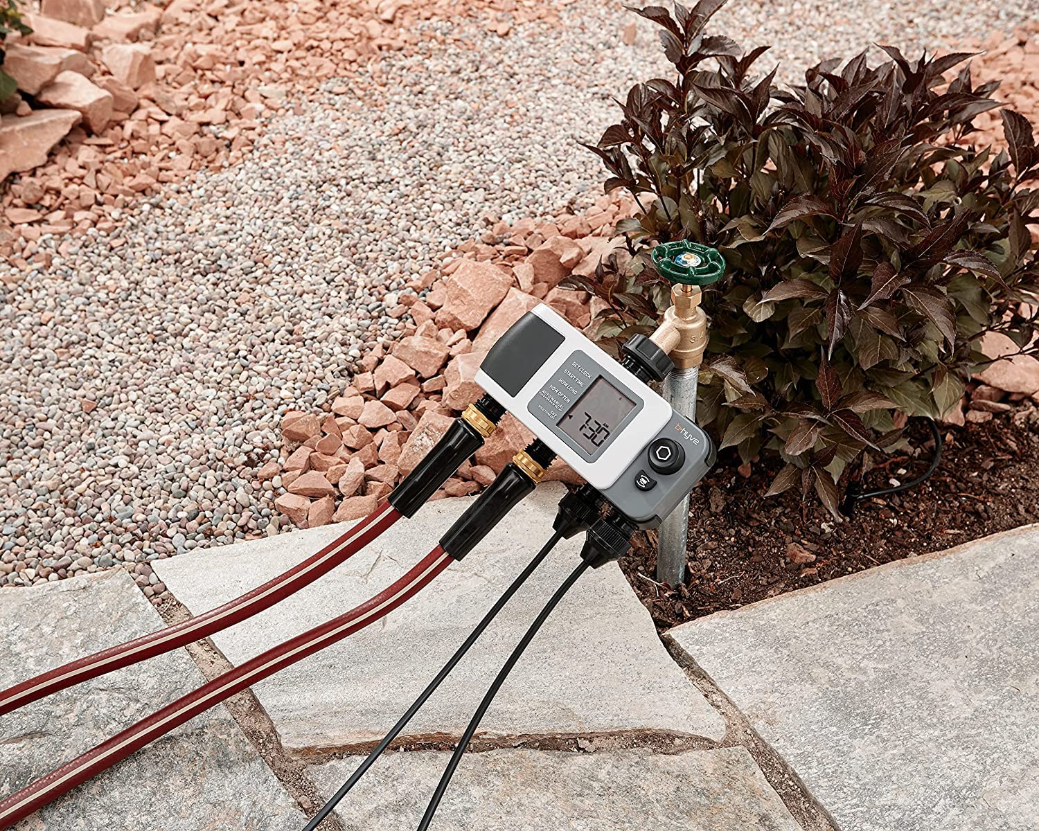 Orbit 94794-ES Programador Inteligente de riego Digital por Bluetooth BHYVE-XD 4 Salidas