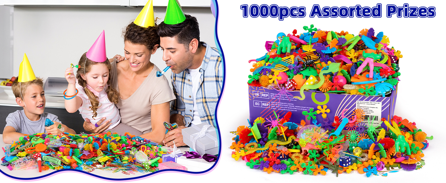 Amazon.com: Amy&Benton 1000PCS Classroom Treasure Box Prizes Kids