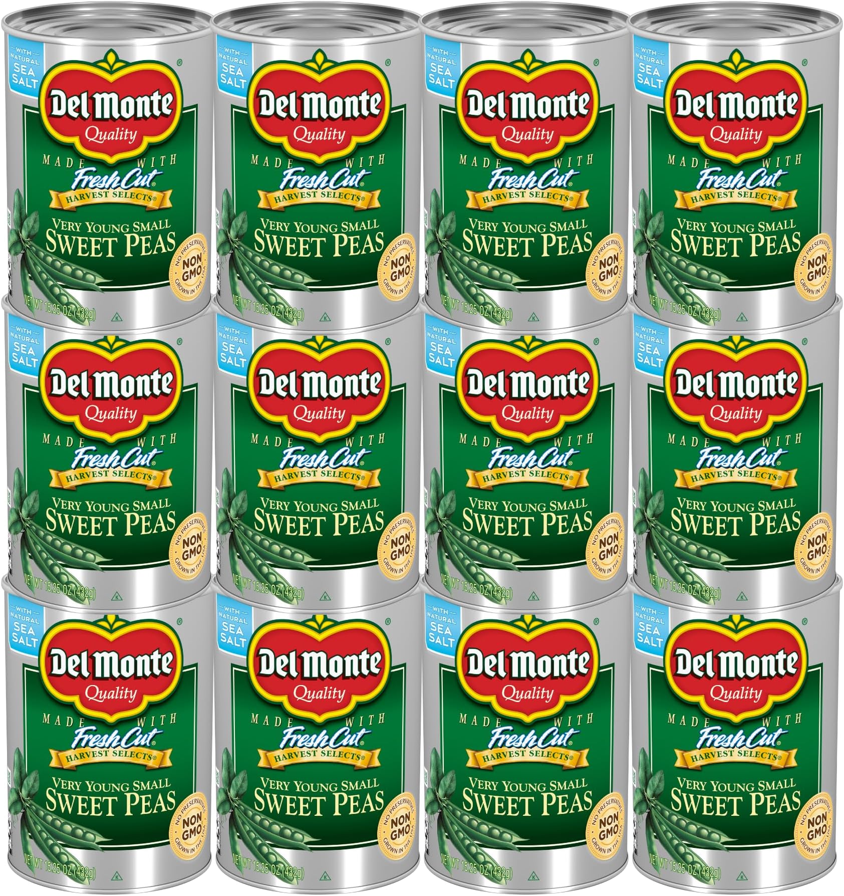 Very Young Sweet Peas, 8.5 oz, Can (12 Pack)