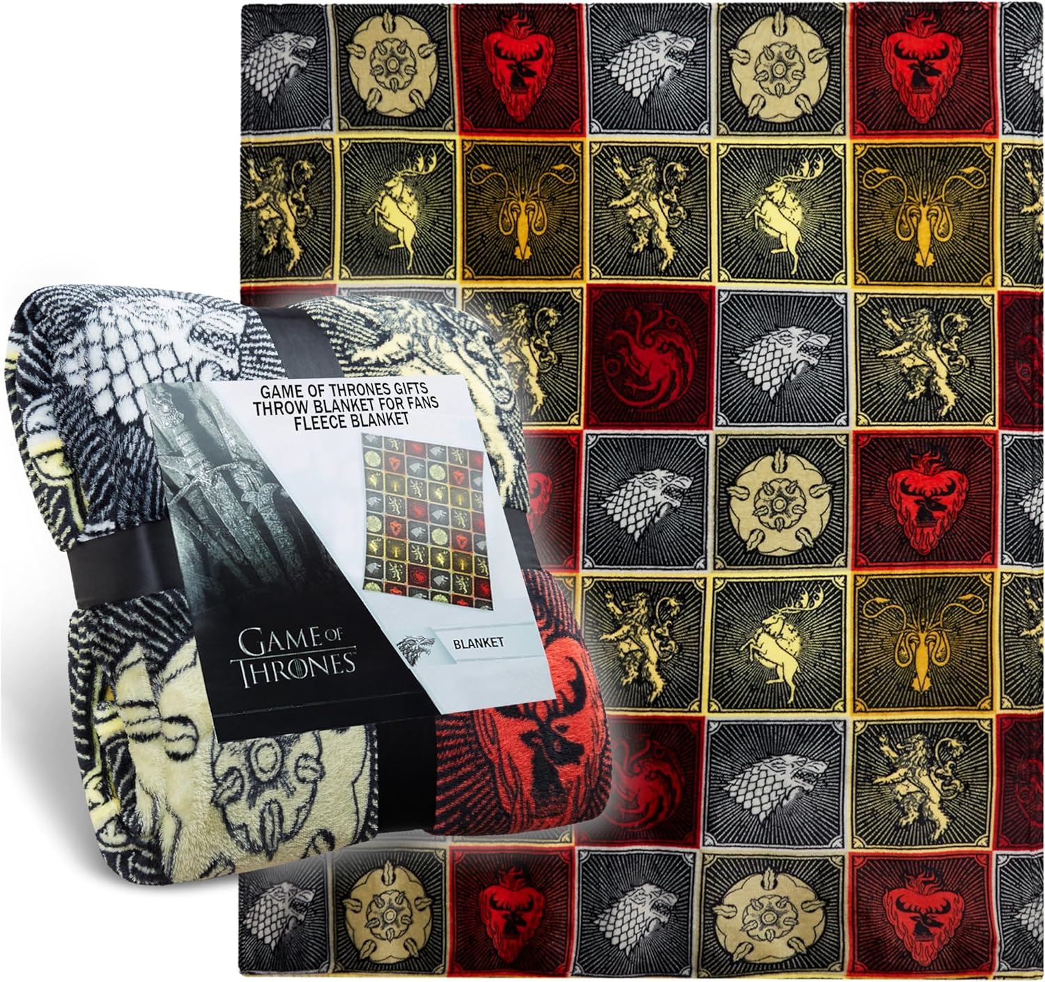 Game of Thrones Fleece Blanket, Super Soft Blanket Throw
