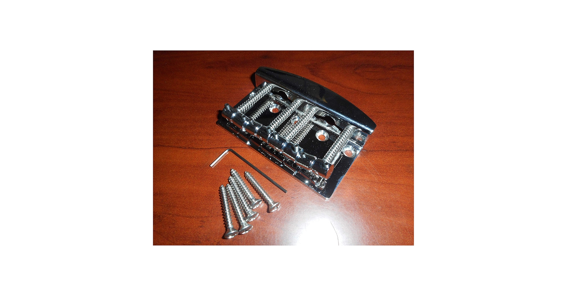 Amazon.com: Hipshot 4-String Vintage Bass Bridge, Stainless