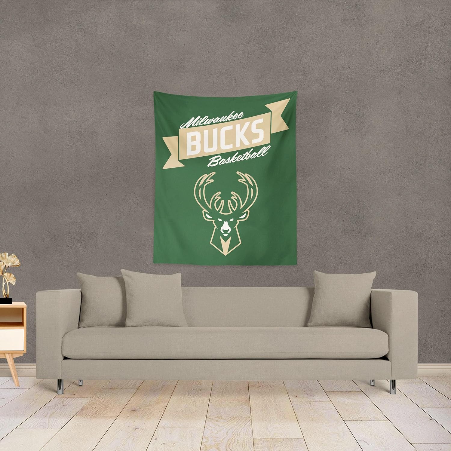 Northwest NBA Milwaukee Bucks Wall Hanging Tapestry, 34" x 40", Premium - Image 2