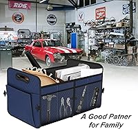 Vista 7 de Femuar Organizador de maletero de automóvil, organizador de almacenamiento de automóvil con 72 L, gran capacidad, impermeable, plegable y 11