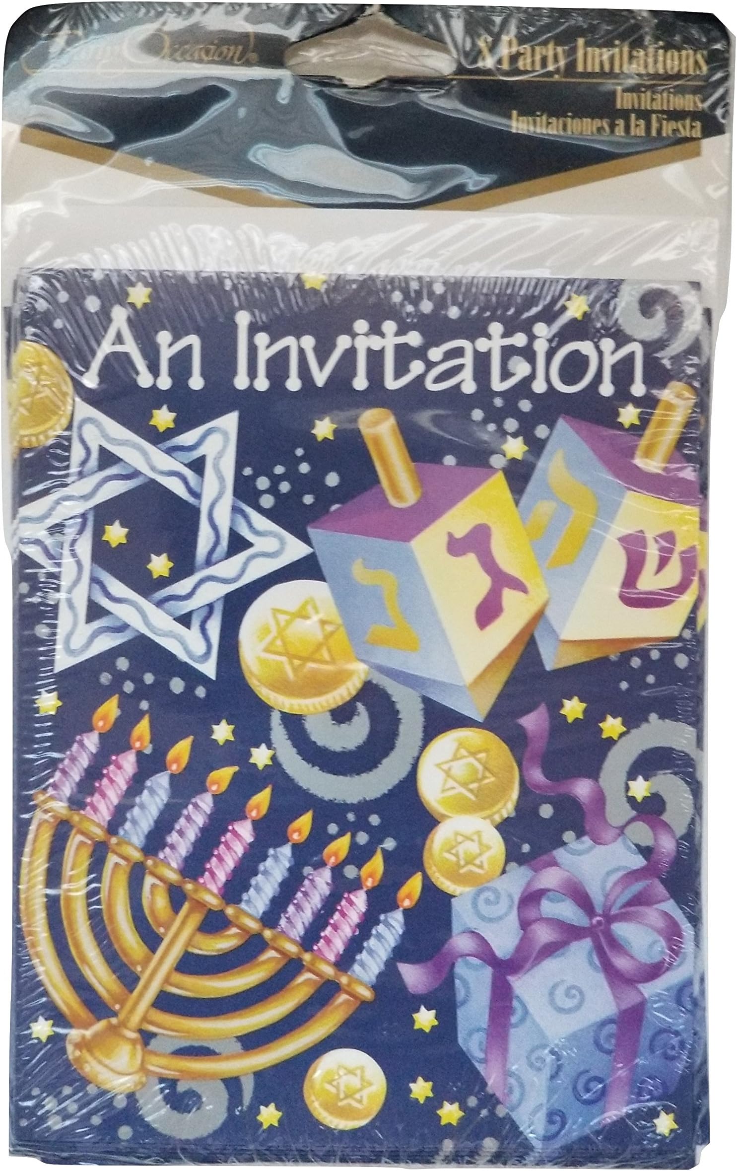 Hanukkah Party Invitations