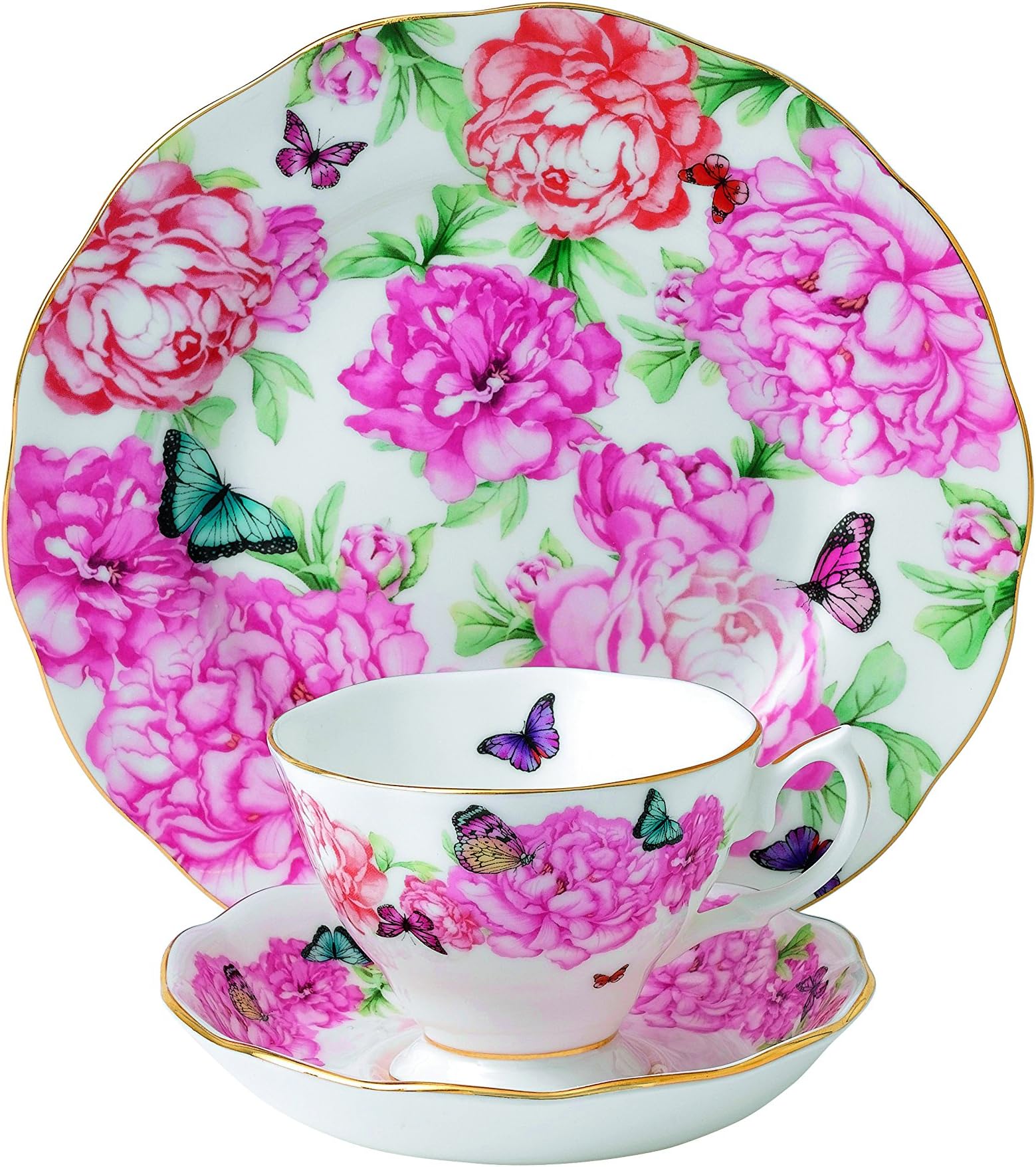 Miranda Kerr For Gratitude 3-Piece Set (Teacup, Saucer & Plate 8")
